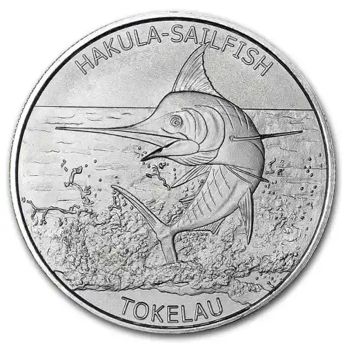 2016 Silver 1 oz Tokelau Sailfish