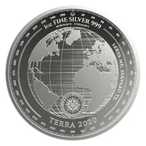2020 Tokelau Terra 1 oz Silver BU