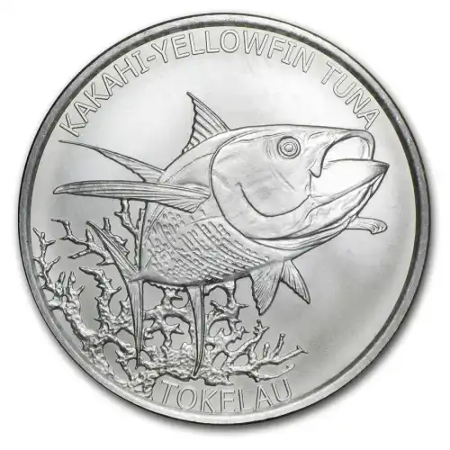 2014 Silver 1 oz Tokelau Tuna