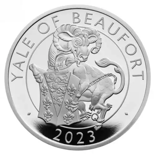 2023 Britain Tudor Beasts Yale of Beaufort 1 oz Silver Proof