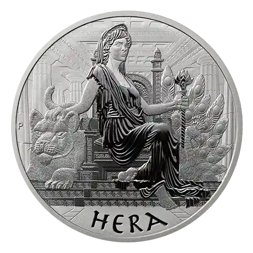 2022 Tuvalu Gods of Olympus: Hera 5 oz Silver BU