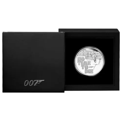 2020 Tuvalu James Bond No Time To Die 1 oz Silver Proof