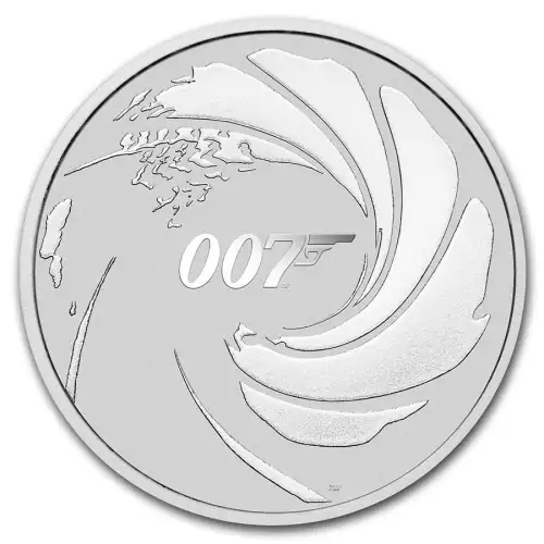 2020 Tuvalu James Bond 007 1 oz Silver BU
