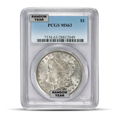 Pre-1921 Morgan Silver Dollar (MS63, PCGS)