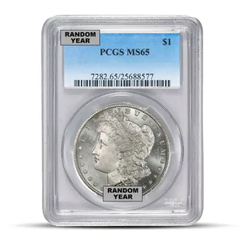 Pre-1921 Morgan Silver Dollar (MS65, PCGS)