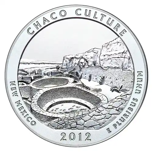 2012 Silver 5 oz ATB Chaco Culture, New Mexico