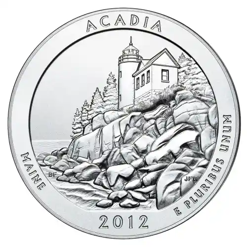 2012 Silver 5 oz ATB Acadia, Maine