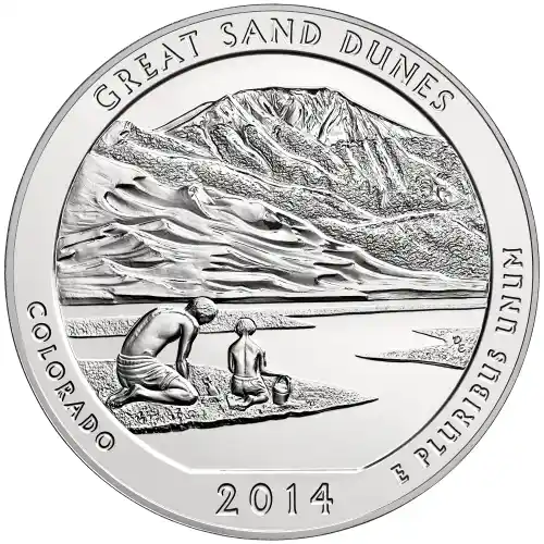 2014 Silver 5 oz ATB Great Sand Dunes, Colorado