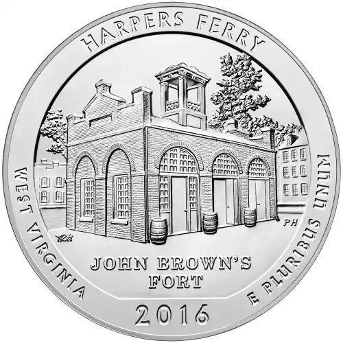 2016 Silver 5 oz ATB Harper's Ferry, West Virginia