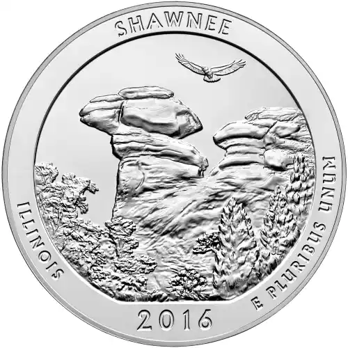 2016 Silver 5 oz ATB Shawnee, Illinois