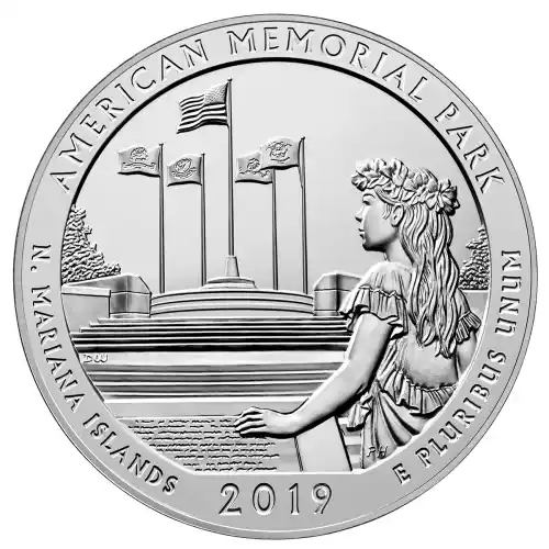 2019 Silver 5 oz ATB American Memorial Park, Mariana Islands