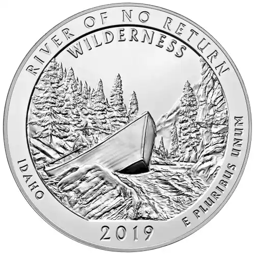 2019 Silver 5 oz ATB Frank Church River of No Return, ID