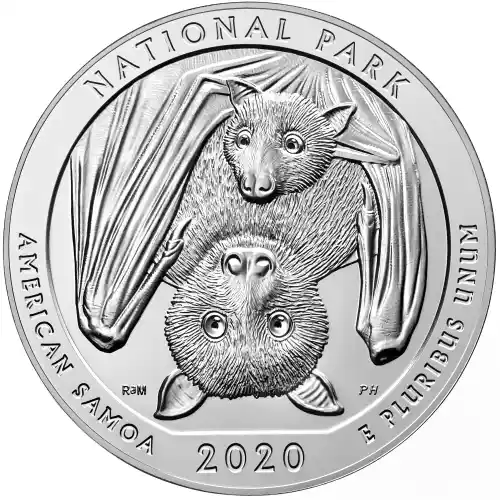 2020 Silver 5 oz ATB American Samoa National Park
