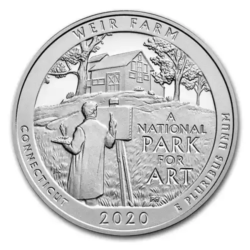 2020 Silver 5 oz ATB Weir Farm Connecticut