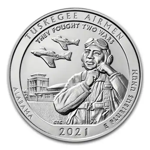 2021 Silver 5 oz ATB Tuskegee Airmen, Alabama