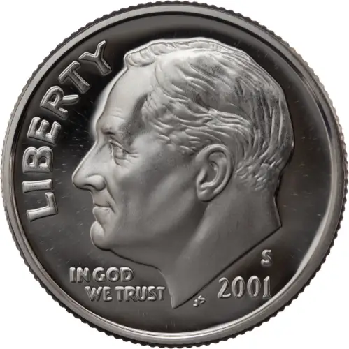 2001-S Silver Proof Roosevelt Dime