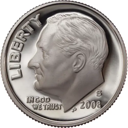 2008-S Silver Proof Roosevelt Dime