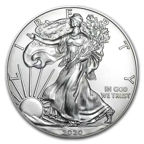 2020 Silver 1 oz American Eagle BU