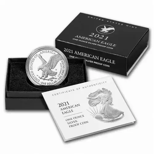 2021 American Silver Eagle 1 oz Proof West Point (Type 2)