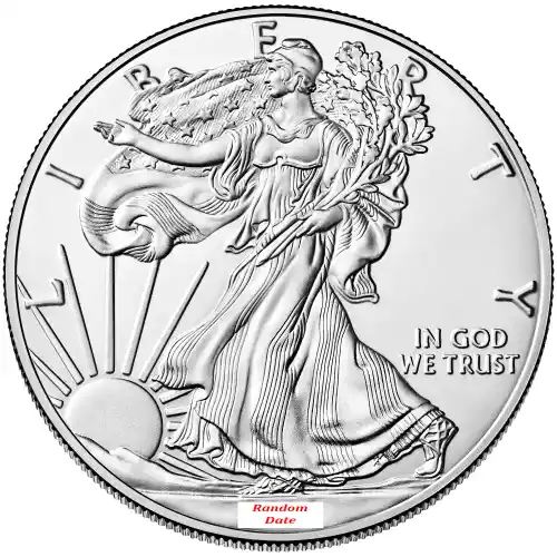 Silver American 1 oz Eagle BU *Random Date*
