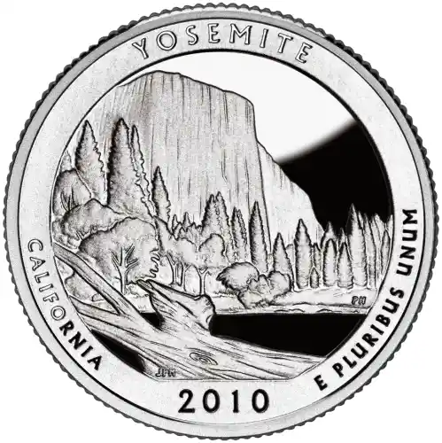 2010-S Yosemite America the Beautiful Quarters : Silver Proof