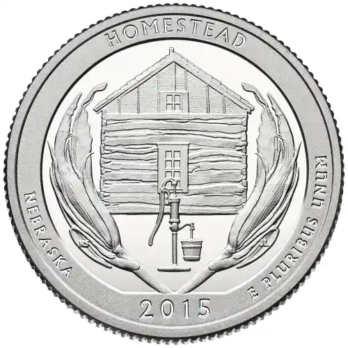 2015-S Homestead America the Beautiful Quarters : Silver Proof