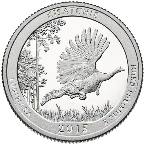 2015-S Silver Proof ATB Quarter - KISATCHIE