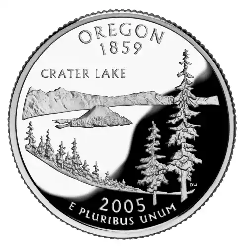 2005-S Silver Proof State Quarter - OREGON
