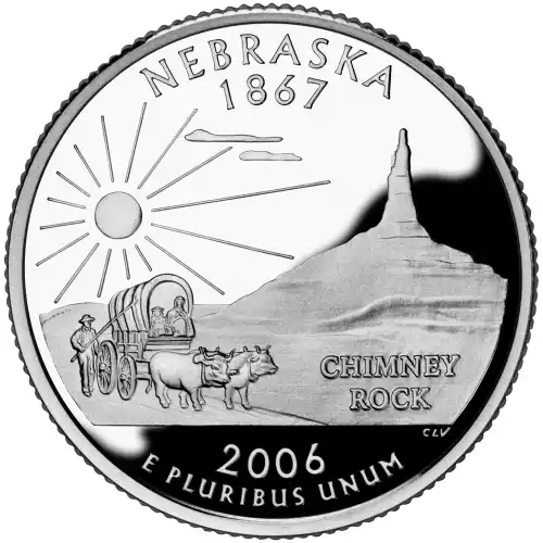 2006-S Silver Proof State Quarter - NEBRASKA