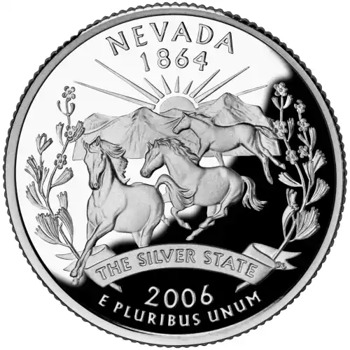 2006-S Silver Proof State Quarter - NEVADA