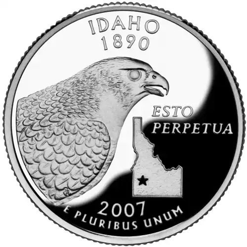 2007-S Silver Proof State Quarter - IDAHO