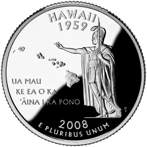 2008-S Silver Proof State Quarter - HAWAII