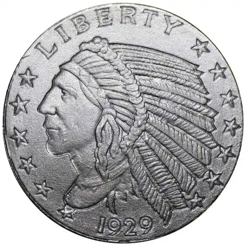 Silver 2 oz Incuse Indian Round