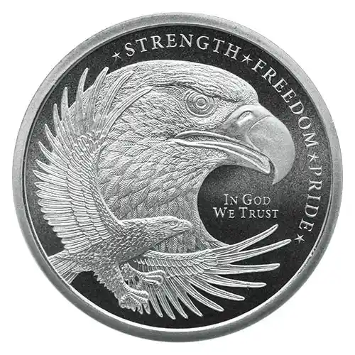 Silver 1/4 oz Eagle Round (Golden State Mint)