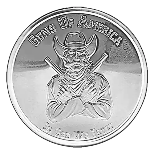 Bear Arms America (Guns Up) 1 oz Silver Round