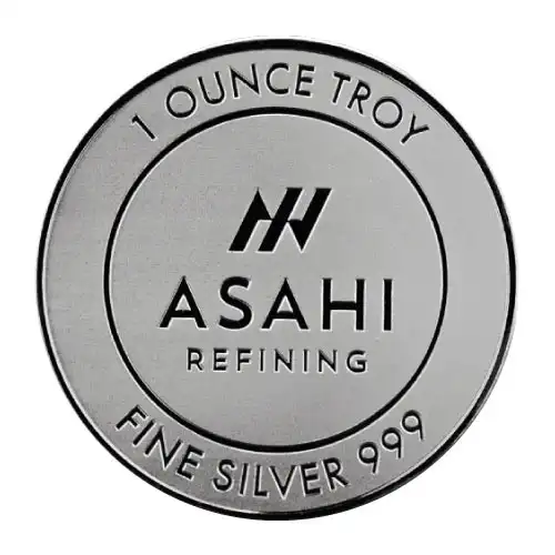 Silver - 1 oz Asahi "Logo" Round