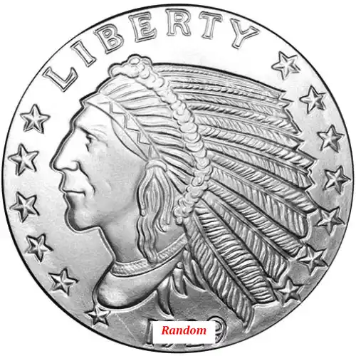 1 oz Indian Silver Round