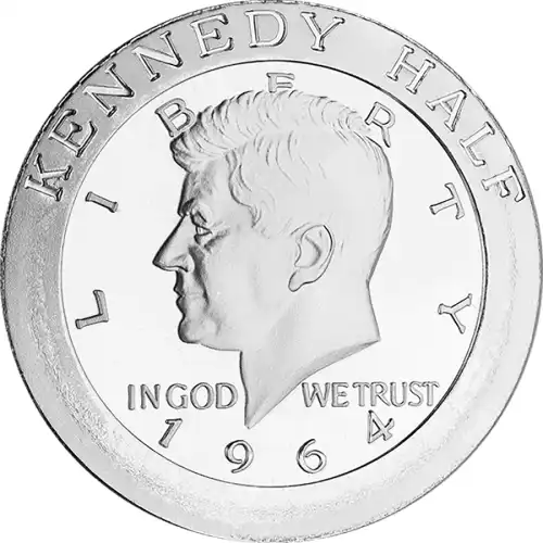Silver - 1 oz JFK Round