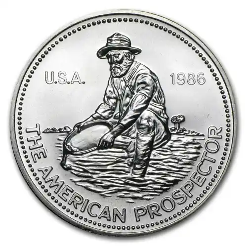 Silver - 1 oz Engelhard Prospector Round