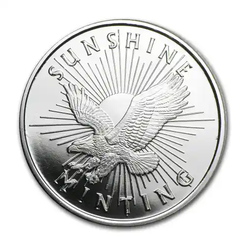 Silver - 1/2 oz Sunshine Round