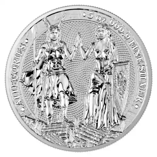 2023 Silver 5 oz Allegories: Galia & Germania BU