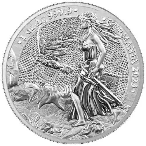 2023 Silver 1 oz Lady Germania BU Round