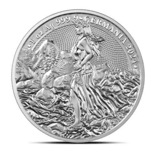 2024 1 oz Lady Germania Silver Round (BU)