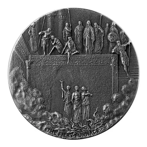 2020 Silver 2 oz Scottsdale Biblical Series - Fiery Furnace