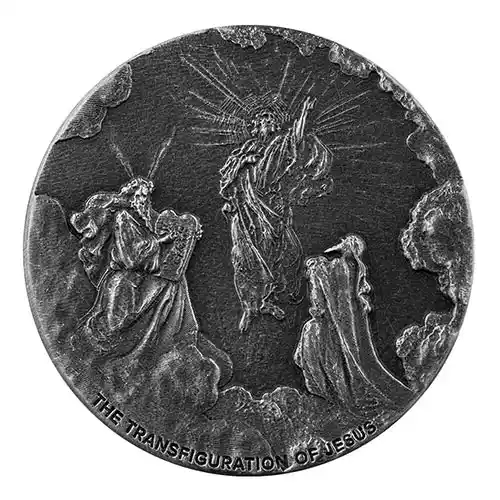 2021 Silver 2 oz Scottsdale Biblical Series - The Transfiguration of Jesus