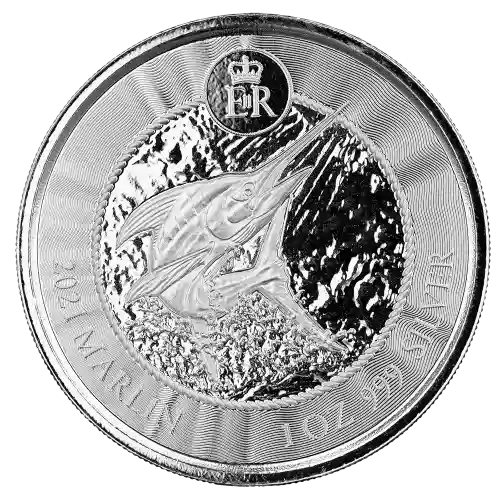 2021 Silver Cayman Islands Marlin - 1 oz