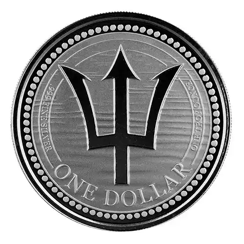 2022 Barbados Trident Silver 1 oz