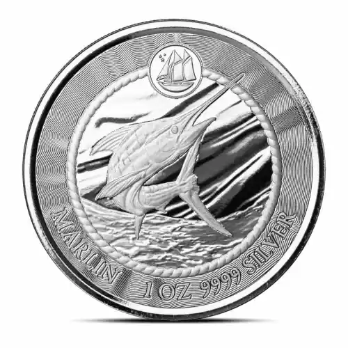 2023 1 oz Cayman Islands Blue Marlin Silver Coin