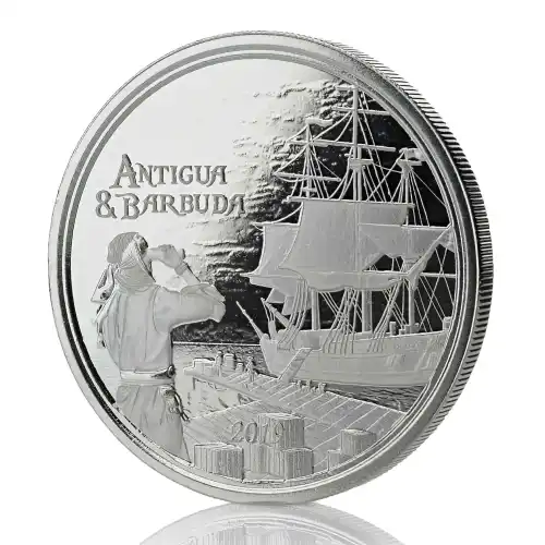 2019 Antigua & Barbuda Silver Rum Runner BU 1 oz