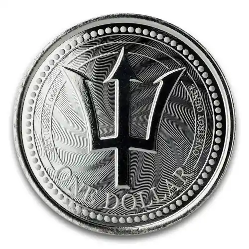2019 Barbados Trident Silver 1 oz